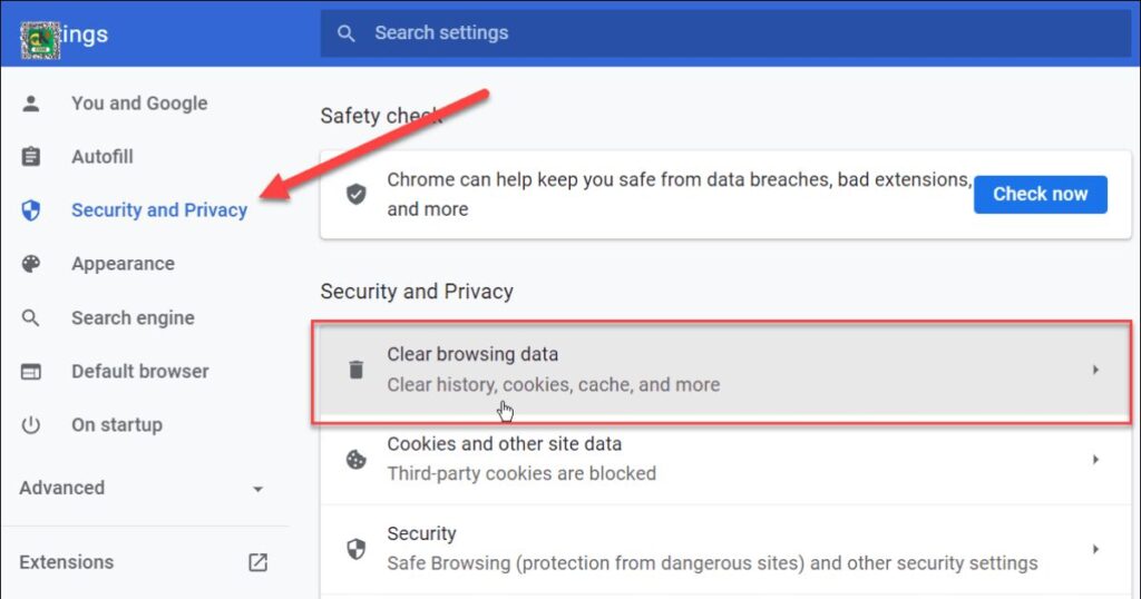 Fix ERR CACHE MISS' in Chrome